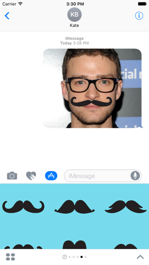 November Moustache Stickers(圖2)-速報App