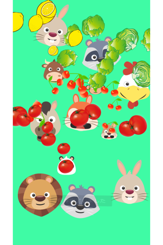 Let's memorize with animals: vegetable and fruit screenshot 2