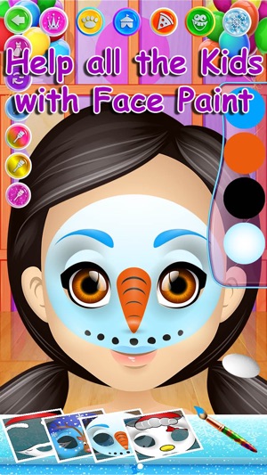 Carnival Face Paint - Kids Salon & Christmas Games(圖2)-速報App