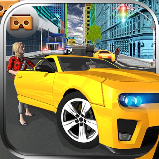 VR Taxi Driver Simulator Icon