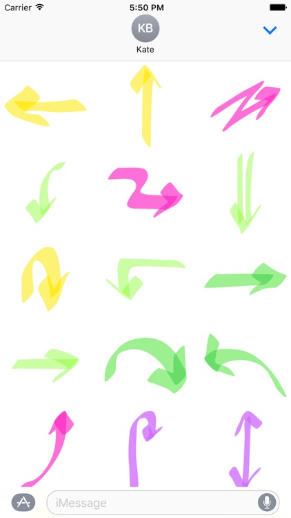 Sticker Highlighter Arrows for iMessage