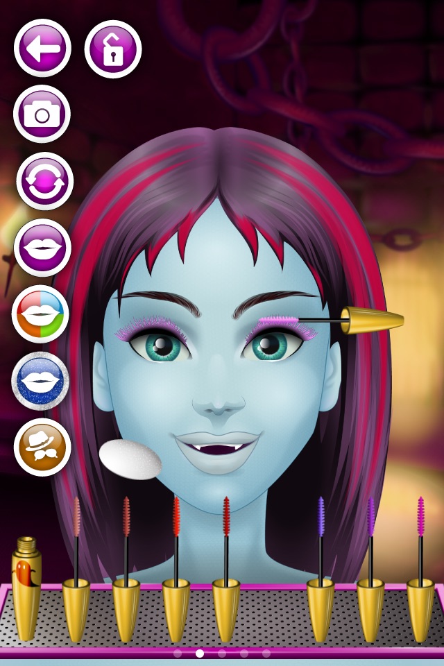 Monster Makeup - Kids Games & Girls Dressup Salon screenshot 2