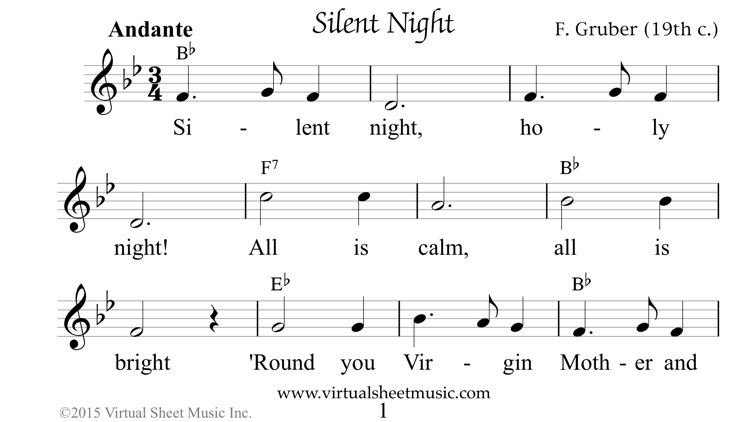 VSMCarols Christmas Sheet Music - Lite