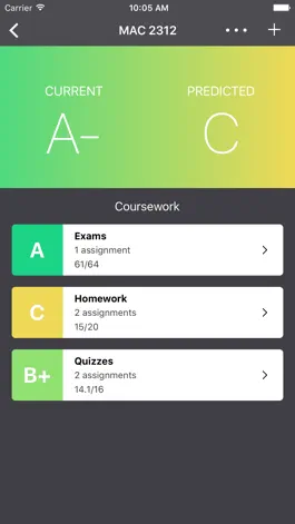 Game screenshot Gradient Grades – Grade Calculator apk