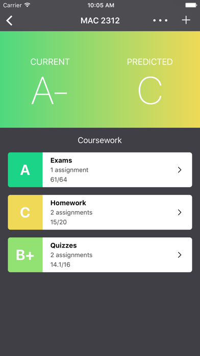 How to cancel & delete Gradient Grades – Grade Calculator from iphone & ipad 2