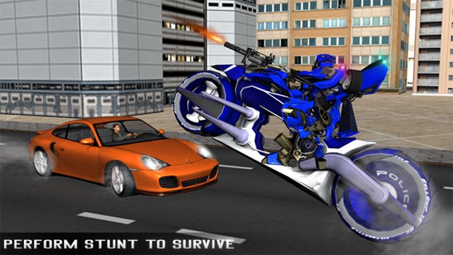 Monster Police Robot Moto Car Chase(圖1)-速報App