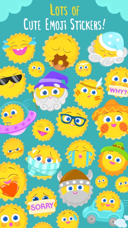 Good Morning Sunshine Rise, Shine, Emoji Stickers