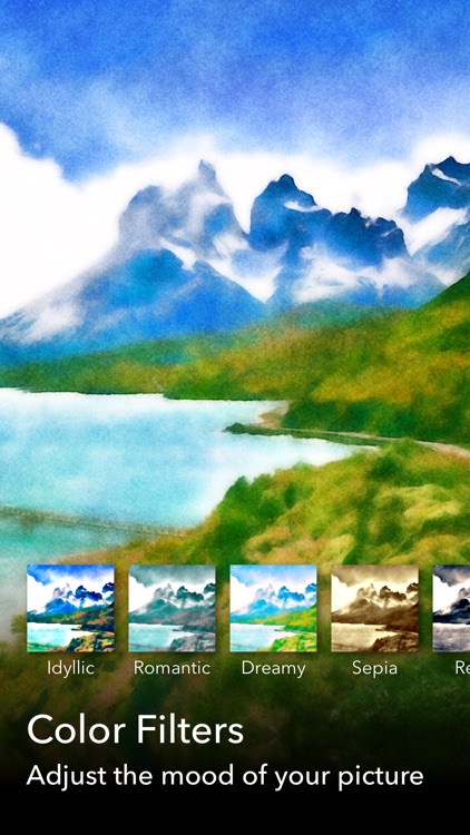 BeCasso – Watercolor & Oil Paintings, Comic Effect