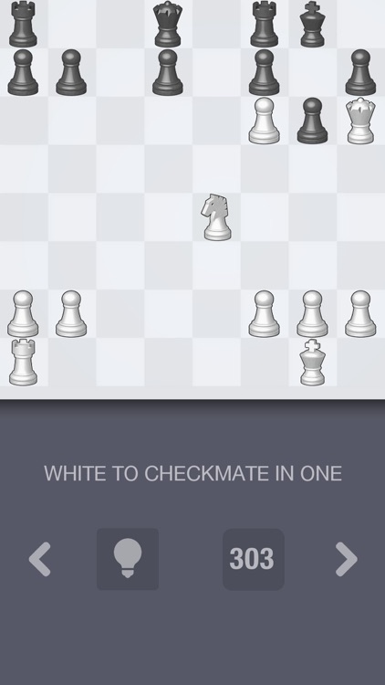 Checkmate in One - 303 Chess Puzzles FREE