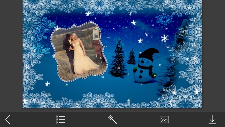 Holiday Christmas Frame - Photo editor