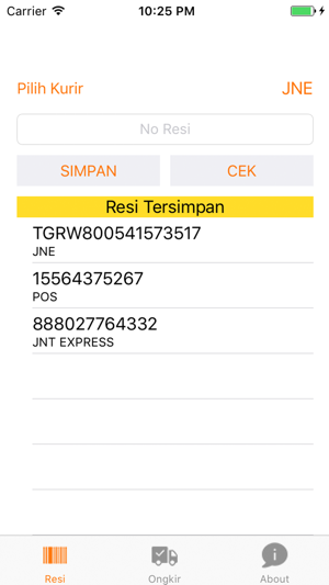 Cek Resi dan Ongkir Kiriman(圖1)-速報App