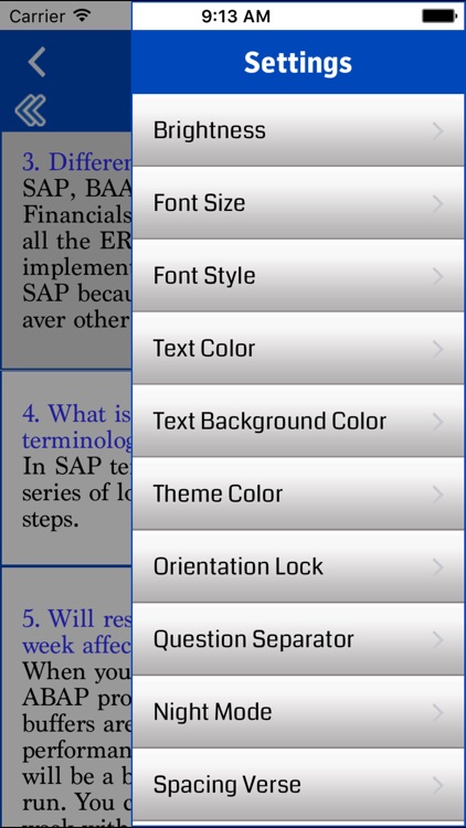 SAP -  Interview Questions screenshot-4