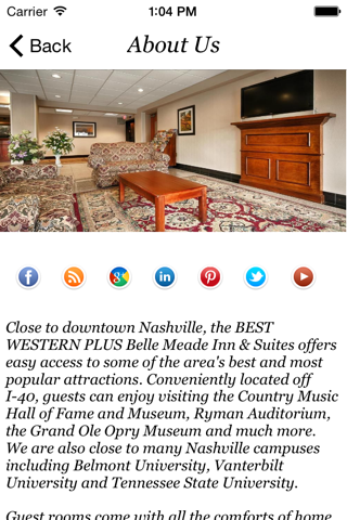 BEST WESTERN PLUS Belle Meade Inn & Suites screenshot 2
