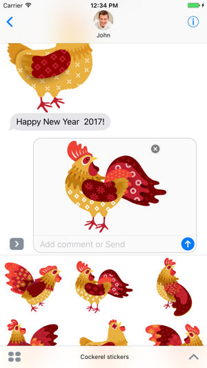 Cockerel - Stickers for iMessage(圖3)-速報App