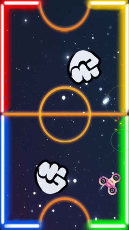 Glow Fidget Spinner - 2 Player Hand Spin Battle screenshot-3