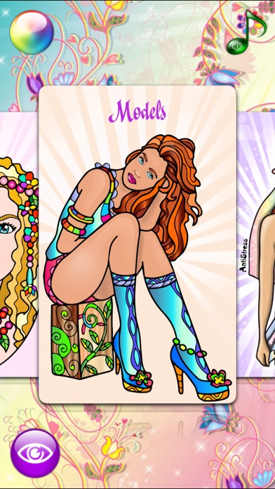 How to cancel & delete Fashion Coloring Books for Adults with Girls Games from iphone & ipad 3
