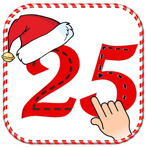 Christmas Number Tracing - Write 123 iOS App