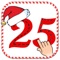 Christmas Number Tracing - Write 123