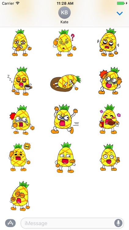 Devil Pine - Cutest pineapple stickers screenshot-3