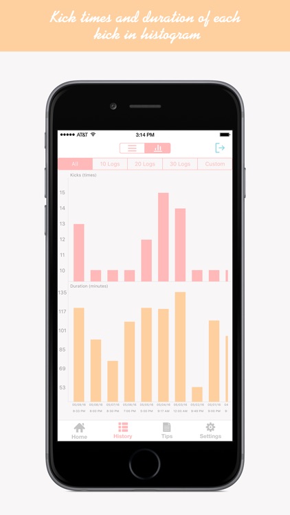 Baby Kicks Tracker - Fetal Kick Timer and Counter