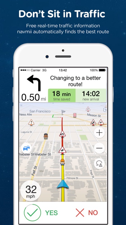 Navmii GPS USA: Offline Navigation and Traffic