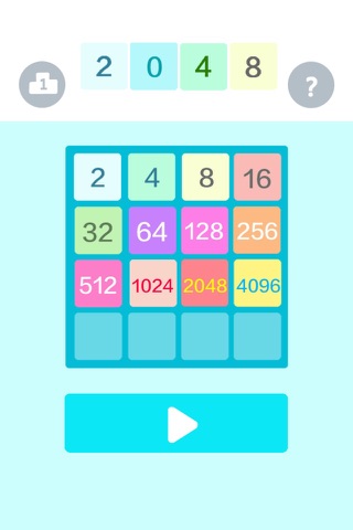 2048 tile~! screenshot 2