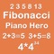 Piano Hero Fibonacci 4X4 - Sliding Number Block
