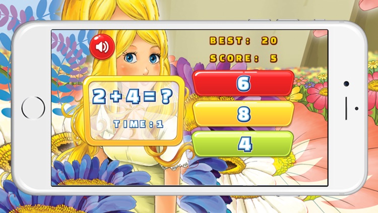 1st Grade Learning Games - Princess Cartoon Math