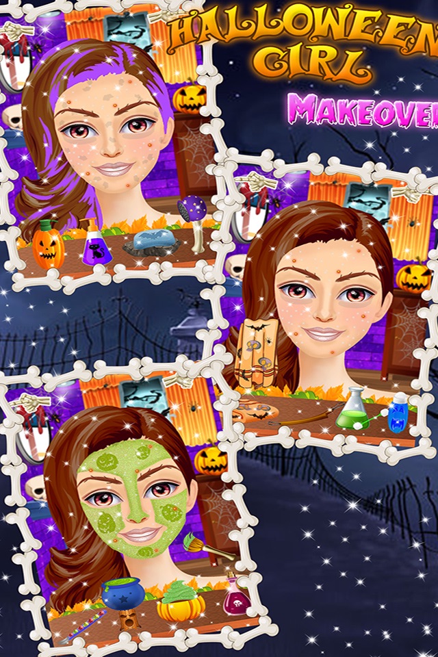 Halloween Makeover Salon Girls Games screenshot 4