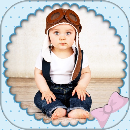 Cute Photo Frames For Kids - Baby Pic Editor Free Icon