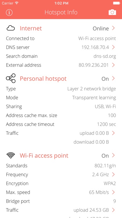 Hotspot Info screenshot-0
