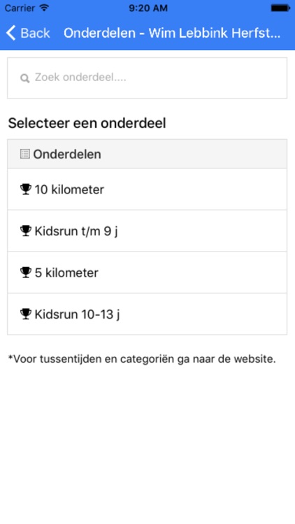 Hardloopuitslagen.nl