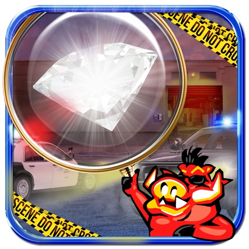 Catch the diamond thief - Free Hidden Objects Game Icon