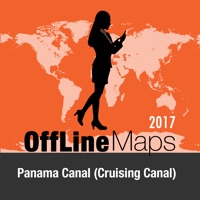 Panama Canal Cruising Canal Offline Map and