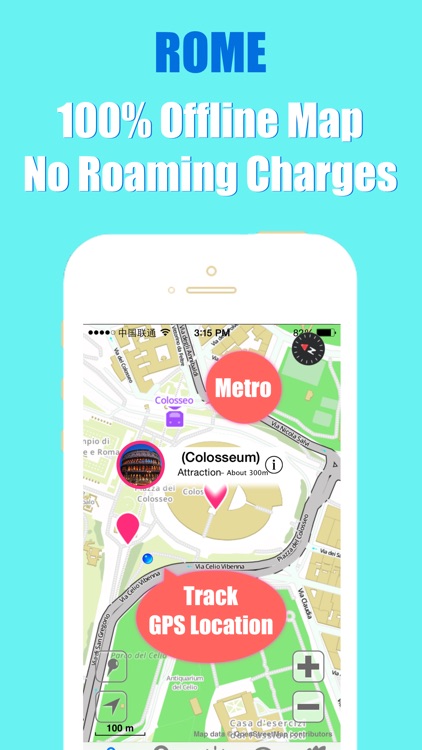 Rome travel guide with offline map and Roma metro transit by BeetleTrip screenshot-3