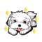 Maltese Dog Sticker