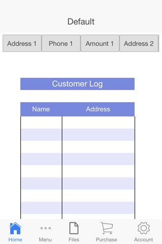 Customer Log screenshot 3