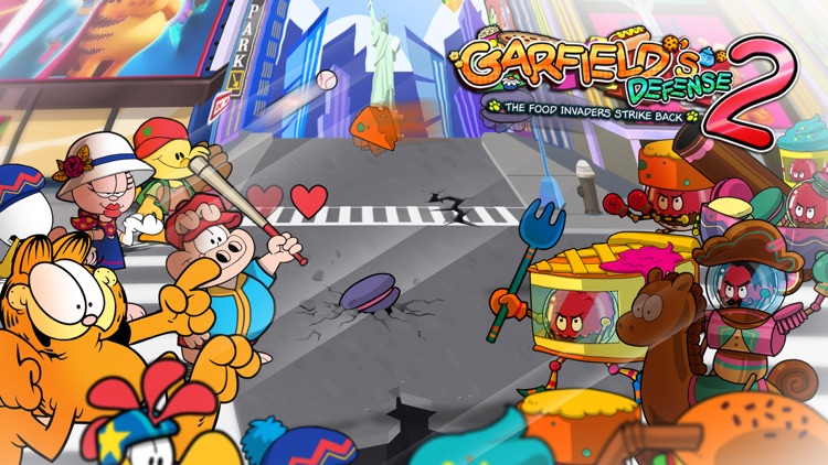 Garfield's Defense 2: The Food Invaders Strike Back