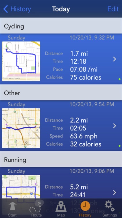 Fitness Tracks - GPS Running, Walking, Cycling, Hiking, Route Planning, Workout, Activity and Calorie Tracker screenshot-4
