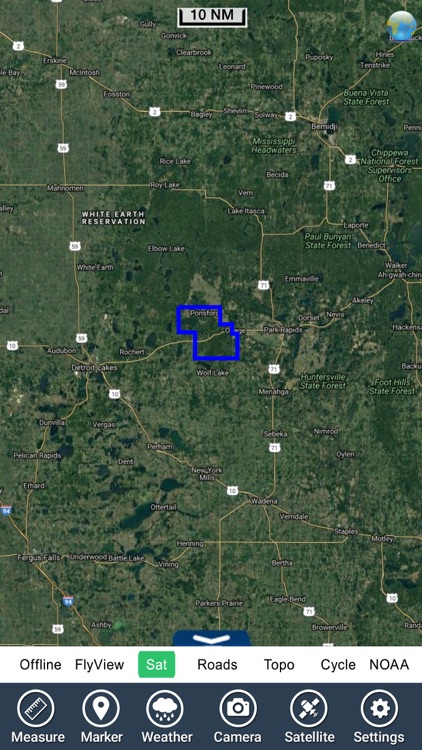 Lake Shell Wisconsin HD GPS fishing map offline screenshot-4