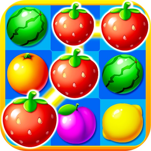 Crazy Fruit Link Mania - Fruit World 3