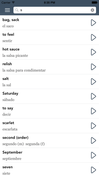 AccelaStudy Spanish | English Screenshot 5