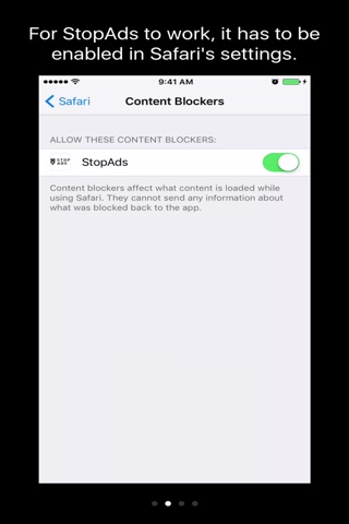 Stop Ads (A simple Ad Blocking app) screenshot 2
