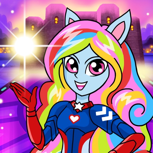 Super-Hero Pony Equestria Dress-Up Games For Girls Icon