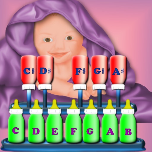 123 A Baby Bottles Piano - My First Piano For Kids icon