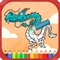 Dragons coloring books for kids