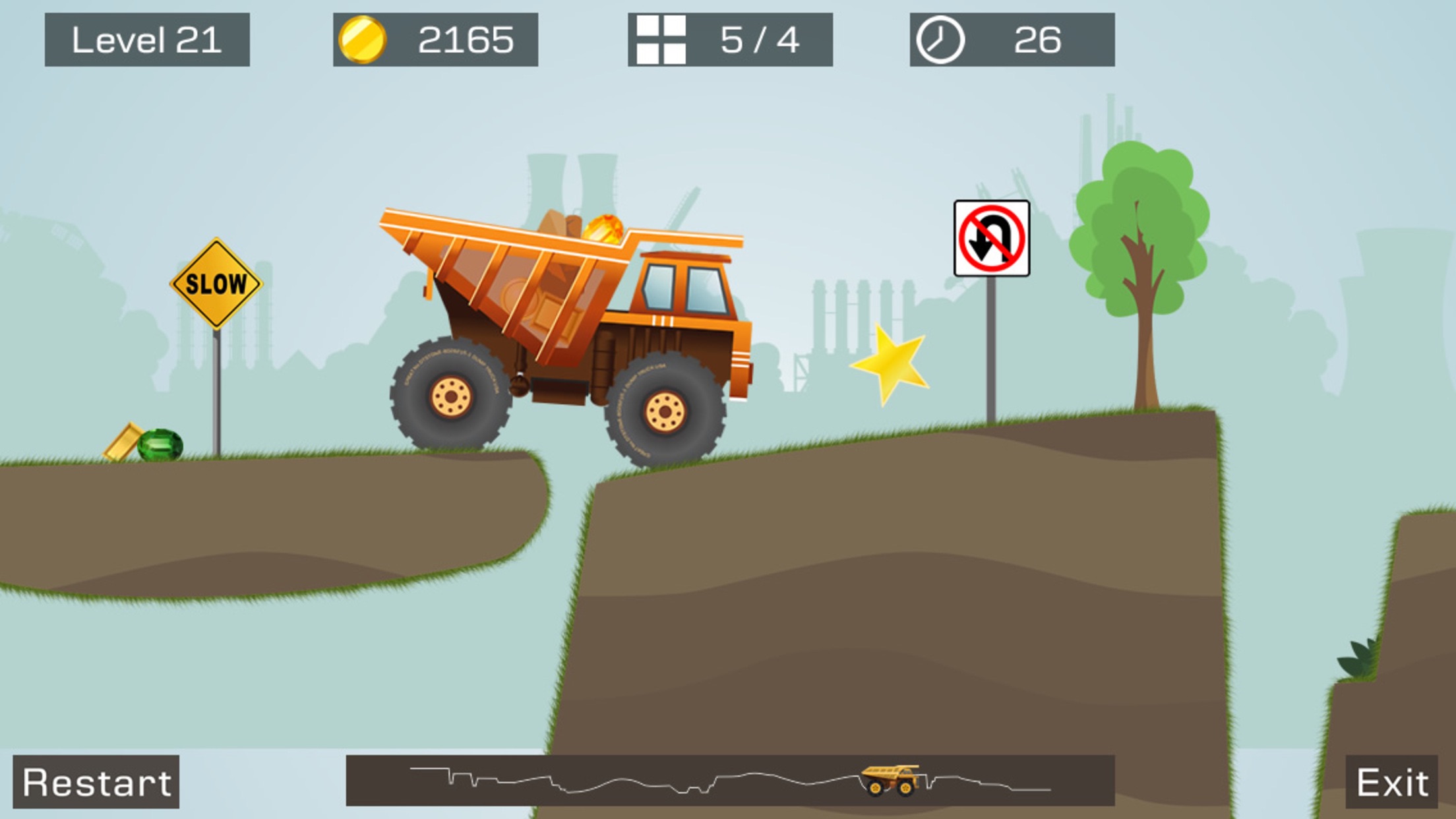 Screenshot do app Big Truck -Mine Express Racing