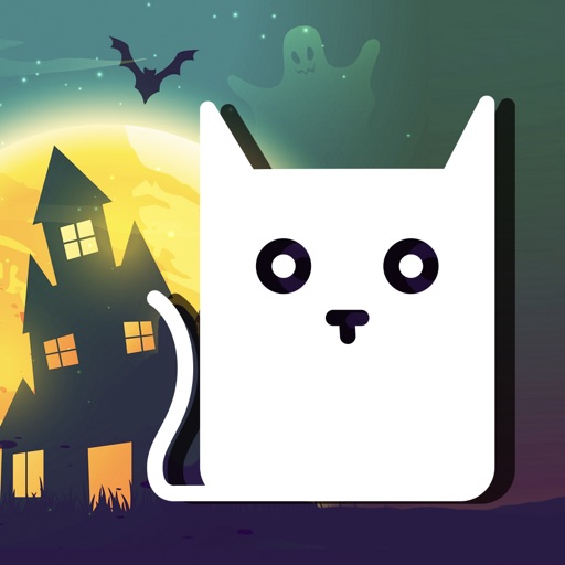 Halloween Cat: Ghosts & Pumpkins