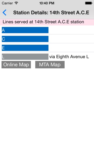 New York Subway Route Planner screenshot 4