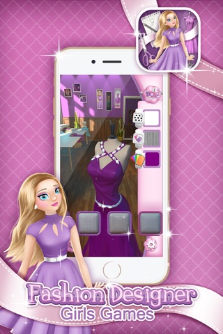 Fashion Designer Girls Game: Make Your Own Clothes screenshot 4
